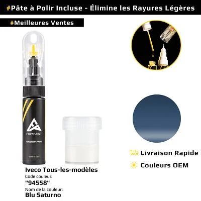 Peinture de retouche pour Iveco Tous modèles Code: 94558 Blu Saturno - Photo 1/4