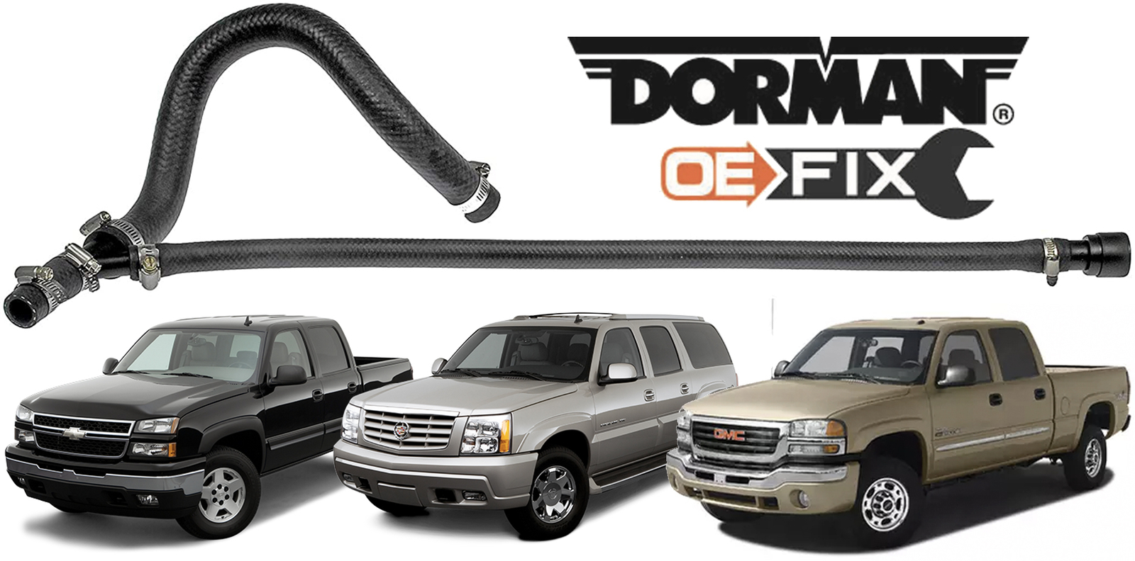 Dorman 626111 HVAC Heater Hose Assembly For GM Trucks & SUVs New Free