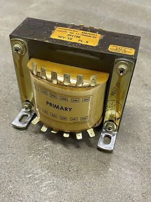 Emermex/Liebert Transformer Part #:54076361/12-769896-00 Rev. 7 Pri: 0-300V NEW