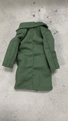 KC-LTC-DLX-GN: 1/12 deluxe trench coat for 6