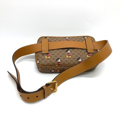 GUCCI 602695 Disney Collab Mini GG Supreme Belt bag body bag