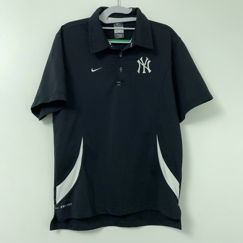 Yankees Dri-Fit Polo Shirt Black 