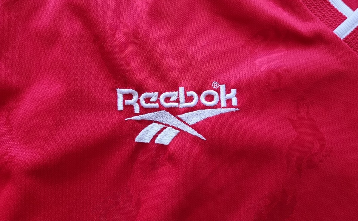 Liverpool 1996 - 1998 Home football Reebok shirt size 42/44 #9