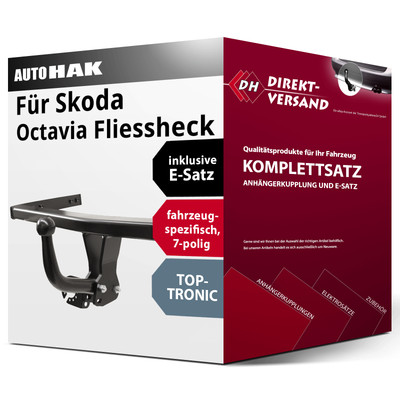 Für Octavia I Typ 1U2 (Auto Hak) Anhängerkupplung starr + E-Satz 7pol spezifisch