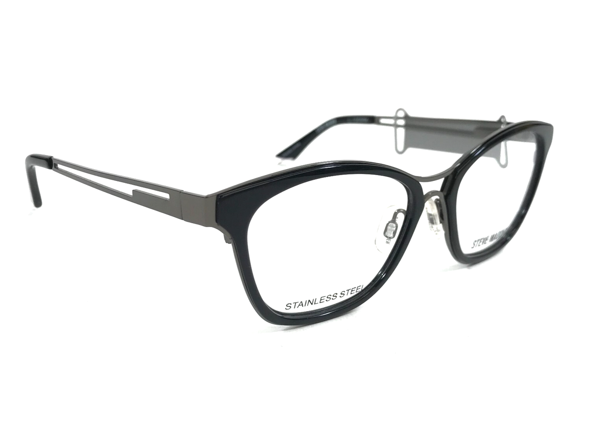 Steve Madden TULULLA Blush 50-16-135 Eyeglass Frame/ Plastic Frame with NosePads STEVE MADDEN Eyeglasses Frames TULULLA 50-16-135 Black  main image 3