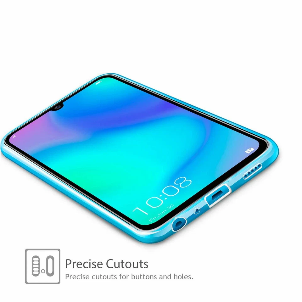 COVER CUSTODIA PER HUAWEI P30 LITE NEW EDITION TRASPARENTE TPU SLIM MORBIDA - Immagine 2 di 4