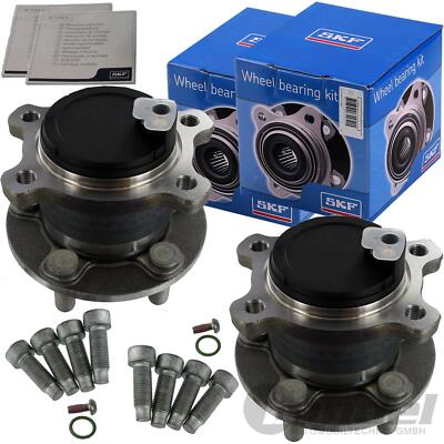 2x SKF RADLAGERSATZ RADNABE mit ABS-SENSOR HINTEN passend für FORD MONDEO IV BA7