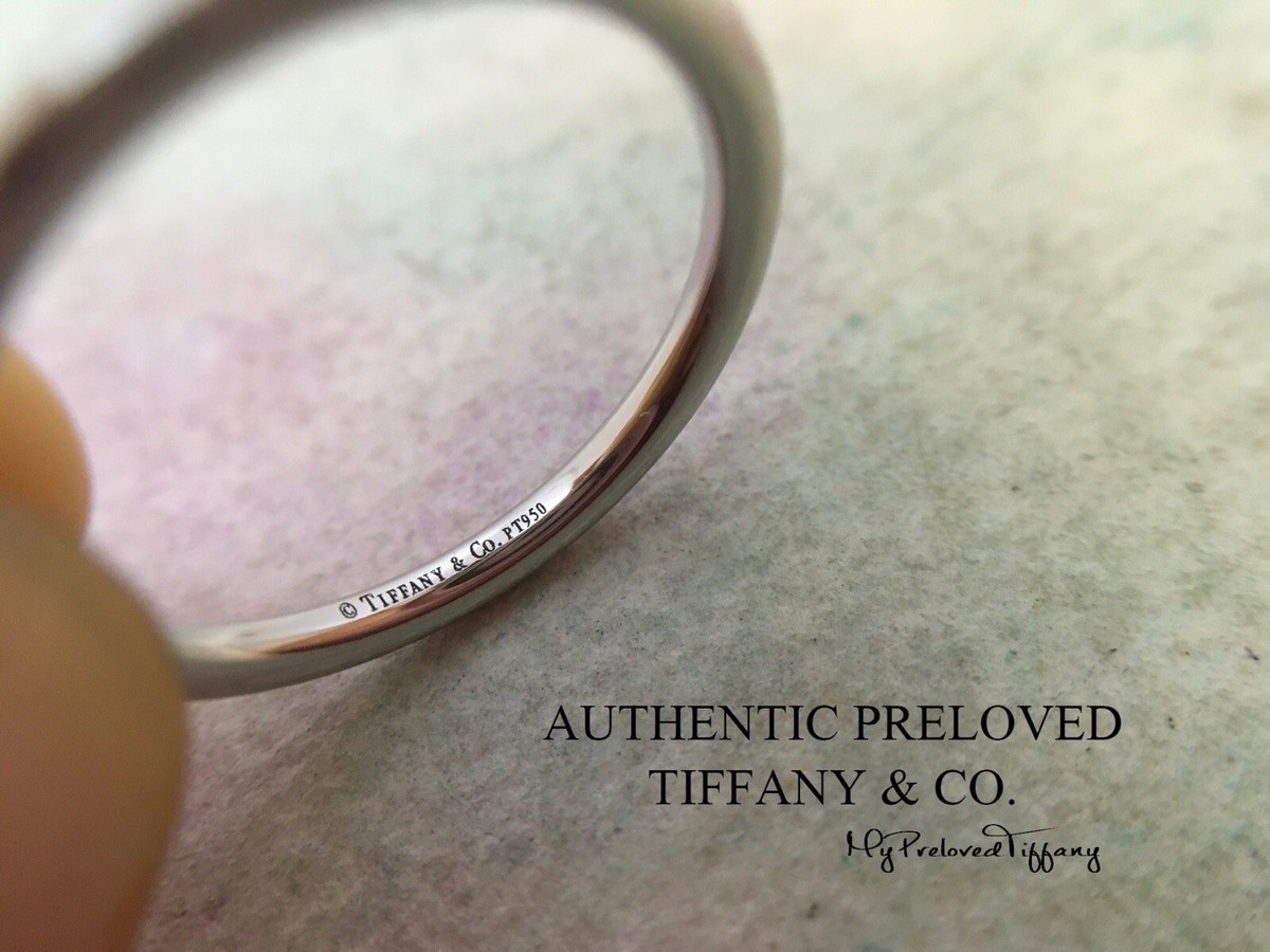 Authentic Tiffany & Co Bezet Platinum Pt950 Wedding Band Authentic Tiffany & Co Bezet Platinum Pt950 Wedding Band