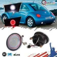 Clear Lens White LED Backup Lights & Red LED Tail Lights For 1998-1905 VW Beetle