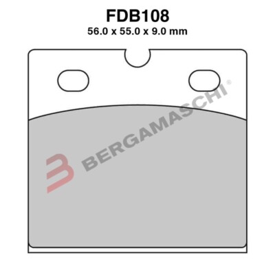 Pastiglie Freno Anteriori Sinterizzate Accossato Per Moto Guzzi NTX 350 (1990) - Misure 39.7x50x7 Mm, Mescola ST, Alta Resistenza Al Fading E Attrito Costante