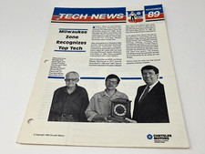November 1989 Chrysler Master Tech News Dealer Service Shop Newsletter