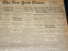 1923 JUNE 8 NEW YORK TIMES - RUNAWAY TROLLEY WRECKS HOUSE KILLS GIRL - NT 8660