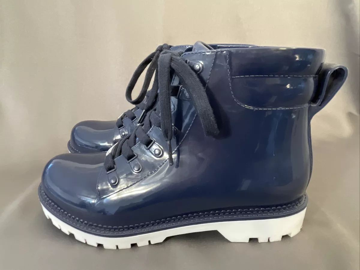 Circus by Sam Edelman Kascade Boots Sz 10M Navy Blue Rubber Ankle Booties eBay