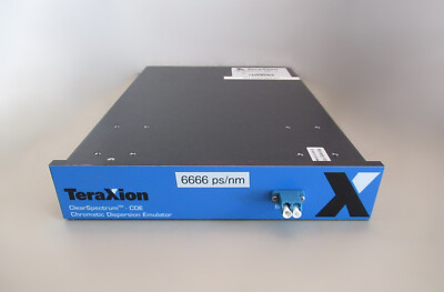TeraXion ClearSpectrum CDE Chromatic Dispersion Emulator DCML-C0100+6666-FA08G