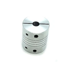 6.35x12.7mm 1/4"x1/2" Flexible Shaft Coupling Rigid Coupler D25mm L30mm