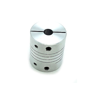 US Stock 6.35x12.7mm 1/4''x1/2'' Flexible Shaft Coupling Rigid Coupler D25mm L30mm