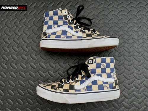 checkered tan vans