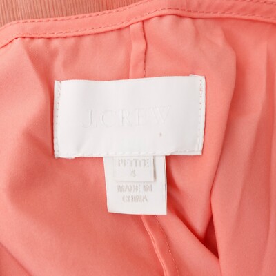 J Crew Dress 4 Petite Salmon Sheer Chiffon Small Peach Fuzz Cocktail Bridesmaid | eBay J Crew Dress 4 Petite Salmon Sheer Chiffon Small Peach Fuzz Cocktail Bridesmaid | eBay