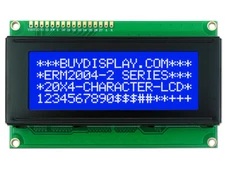 3.3V Blue 2004 20x4 Character LCD Display Module w/Tutorial,HD44780 Controller