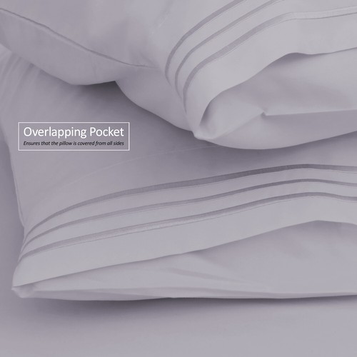 Double Brushed Soft Microfiber Hotel Style Bed Sheets, Deep Pocket Sheet Set - Picture 126 of 360