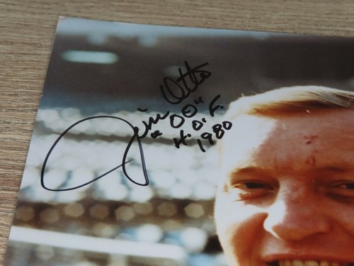 Jim Otto Signed Oakland Raiders 8x10 Photo Autographed Beckett BAS COA 1A - Bild 3 von 4