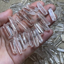 20pcs Clear white quartz crystal cluster Mineral specimen madagat healing Random