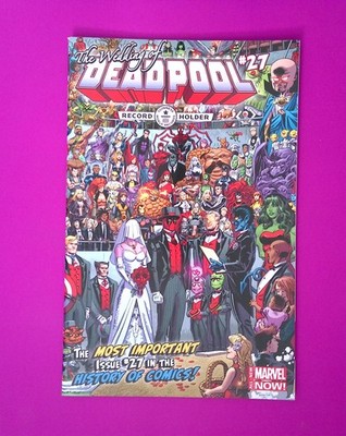 Deadpool #27 Vol. 5 2014 Marvel Comics 9.0+ Comic Book SD47-188