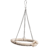 Toy Bird Toy Cotton Rope Schaukel StäNder Klettern Leiter Ring Soft
