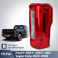 For 2023-2026 Ford F-250 F-350 Halogen Right Side Tail Light No Blind Spot