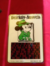 MICKY MAUS  Detektiv AUSWEIS  39-44 /86  7x10 cm