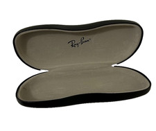 Ray Ban glasses Clam Shell Hard Case Reading Eyeglasses Sunglass Eyewear Black