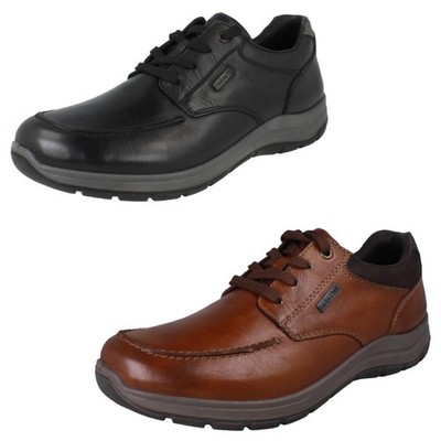 Herren Rieker TEX Reißverschluss Detail Extra Weite Leder Schnürschuhe - 03607