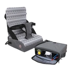 Dreambaby Grab ‘N Go Travel Booster Seat - Portable Toddler High Chair Dining