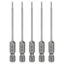 5pcs T5 Torx Head Screwdriver Bit 1/4 Hex Sha...