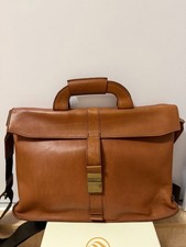 vintage genuine leather satchel handbag