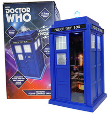Doctor Who ELECTRONIC FLIGHT CONTROL TARDIS TWELFTH 12th Dr POLICE BOX