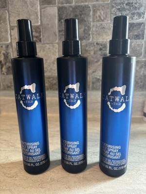 Catwalk by Tigi Texturizing Salt Spray 9.13 oz Volume Hold Waves Lot of 3 New