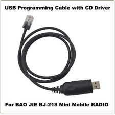 USB Programming Cable 8 Pin RJ45 for Baojie BJ-218 Mini Car Radio
