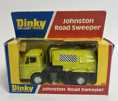 Vintage Dinky Toys 449 Johnston Straßenkehrmaschine grün originalverpackt