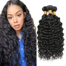 28 30 32 Inch Water Wave Bundles Human Hair 3 Bundles 50 Grams per Bundle 10A Gr
