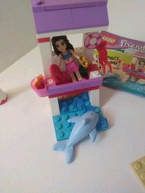 Lego 41028 - Friends Emma's Lifeguard Post - 2014 - 100% Complete Minifigs