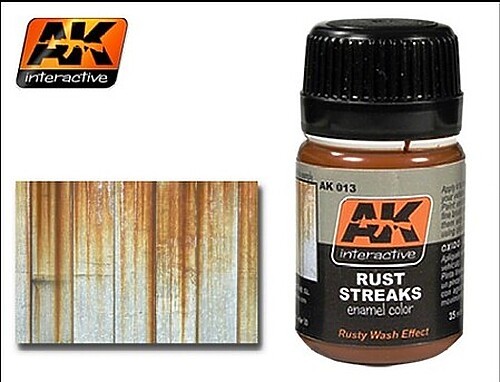 AK Rust Streaks Enamel Paint 35ml Bottle - Hobby and Model Enamel Paint - #13 - Bild 1 von 1