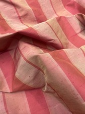 Dupioni Stripes 100 Silk Fabric 54" Wide, By Yard 211 Sold By The Yard