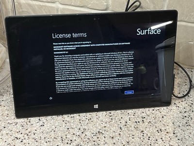 Microsoft Surface RT tablet 64GB - Tested Working Battery Does Not Hold Charge