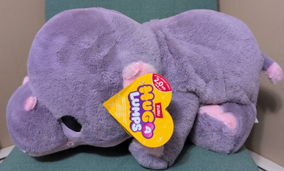 Hug-A-Lumps 30'' Inch Weighted Giant Plush 4.4 lbs Harley the Hippo Series 2 NEW