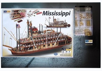 OCCRE Mississippi Raddampfer Holzmodellbausatz 1:80, 740 mm