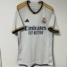 2023-24 Adidas Real Madrid Football Shirt Soccer Jersey Men's L size HR3796
