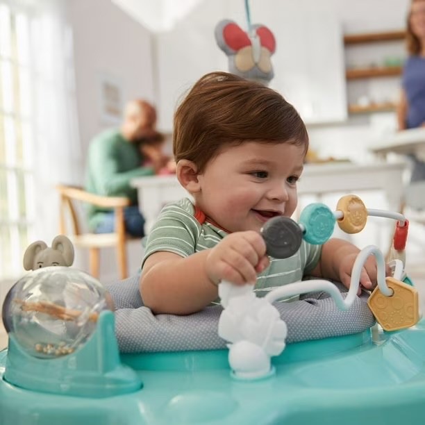 Safety 1st Bob & Twist 3-in-1 Baby Activity Center Jumper Bouncer Beige/Gray