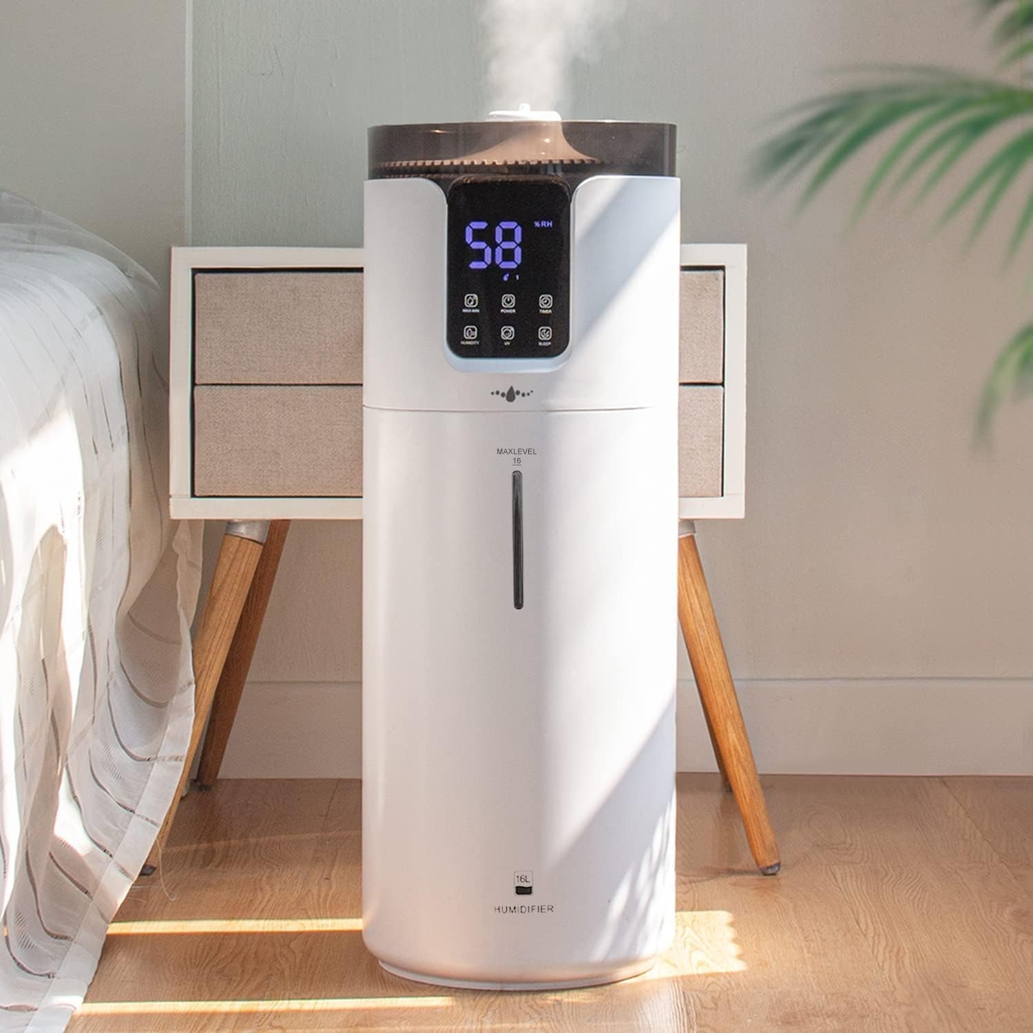 Large Room 16l/4.2gal - Lacidoll Whole House Humidifier For Home15...