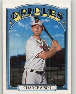 2021 Topps Heritage Chance Sisco #142 Baltimore Orioles